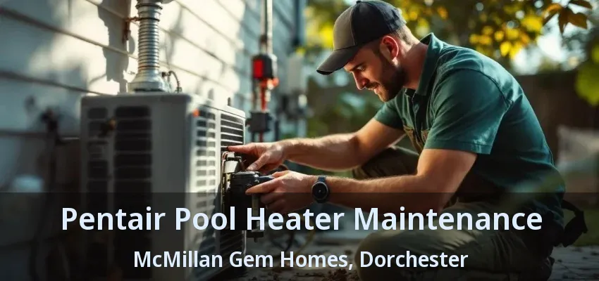 Pentair Pool Heater Maintenance McMillan Gem Homes, Dorchester - ON