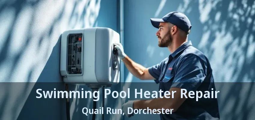 Swimming Pool Heater Repair Quail Run, Dorchester - ON