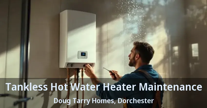 Tankless Hot Water Heater Maintenance Doug Tarry Homes, Dorchester - ON