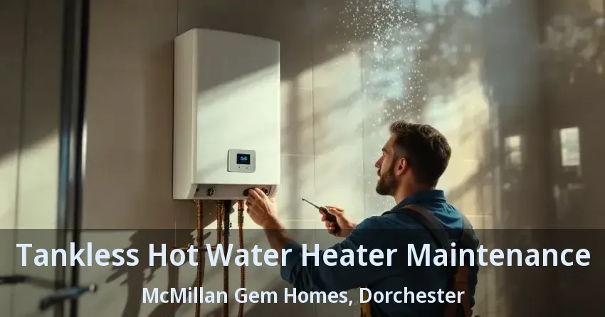 Tankless Hot Water Heater Maintenance McMillan Gem Homes, Dorchester - ON