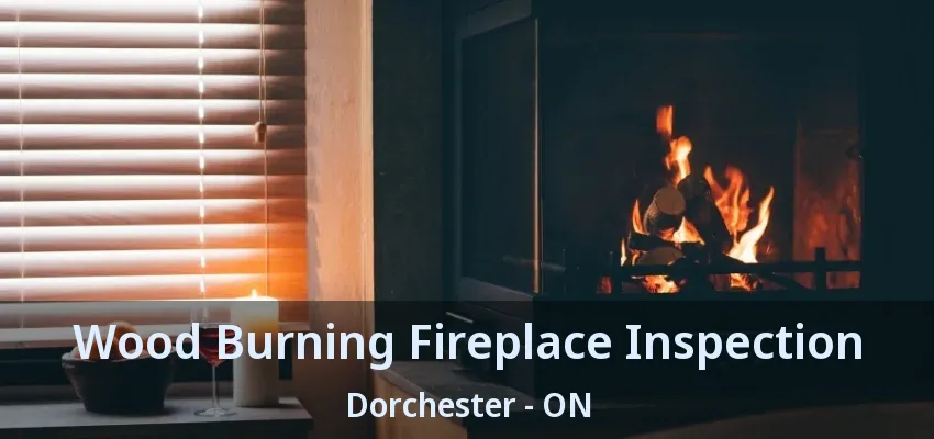 Wood Burning Fireplace Inspection Dorchester - ON